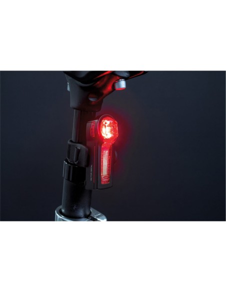 Trelock achterlicht LS 740 I-GO vector remlicht usb zadelpe