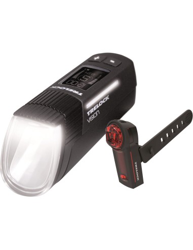 Trelock verlichtings set Vision LS 760 I-GO rem 100 lux
