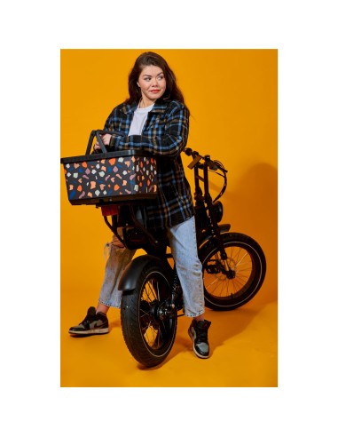 Basky fietsmand 2.0 Animal Meets Camouflage