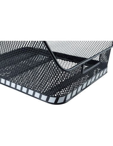 Basil mand Class staal 30L zwart 37,5x27x30,5cm