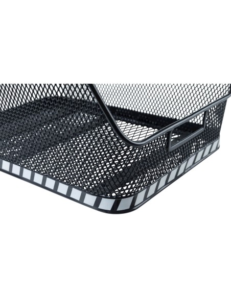 Basil mand Class staal 30L zwart 37,5x27x30,5cm