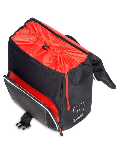 Basil schoudertas Sport Design zwart 18L
