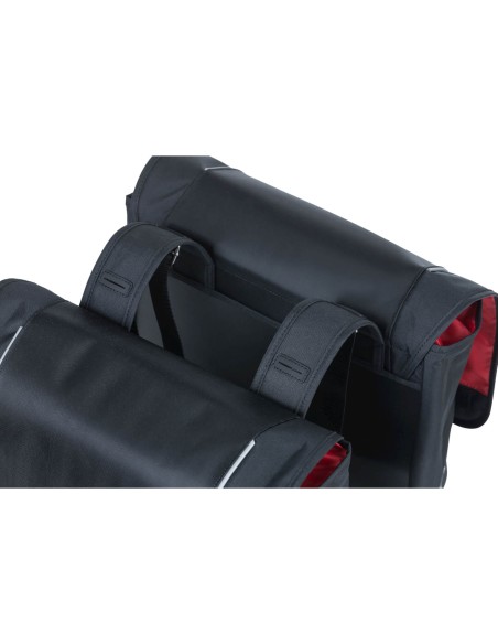 Basil fietstas dubbel Sport Design zwart 32L