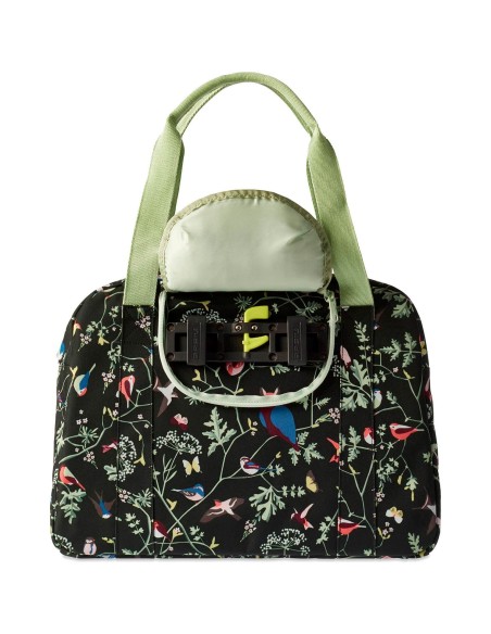 Basil schoudertas Wanderlust zwart 18L