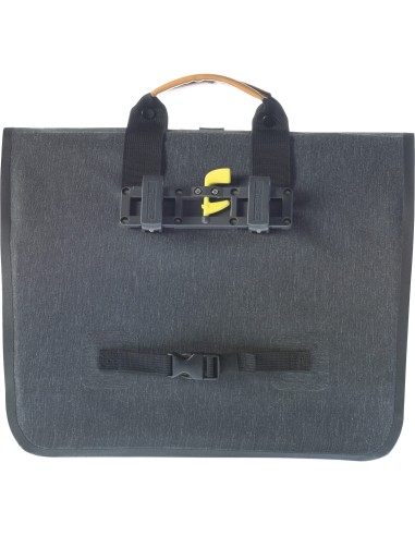 Basil fietstas enkel Business Urban dry charcoal 20L