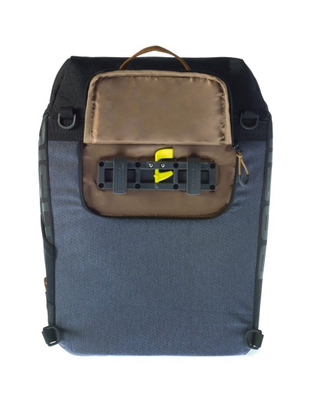 Basil rugtas Miles daypack black slate 17L
