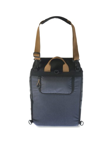 Basil rugtas Miles daypack black slate 17L