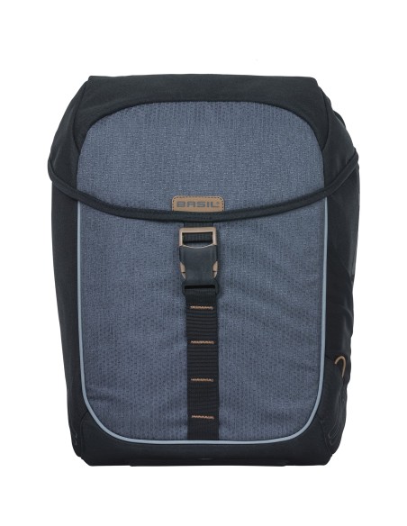 Basil fietstas dubbel Miles black 32L