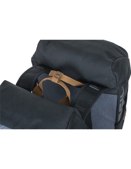 Basil fietstas dubbel Miles black 32L
