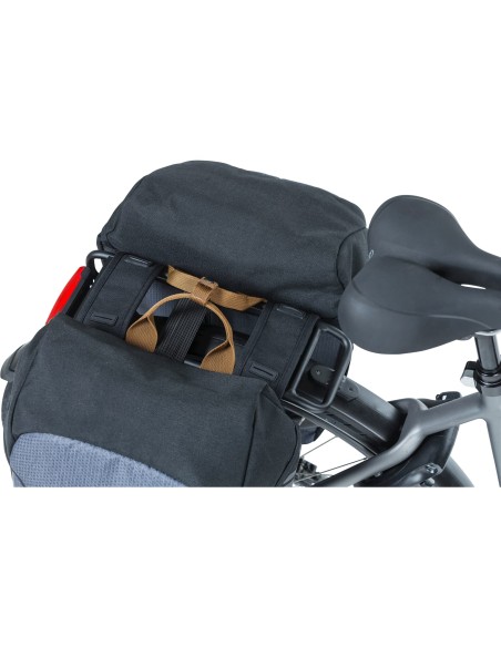 Basil fietstas dubbel Miles black 32L