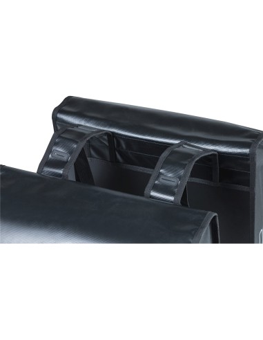 Basil fietstas dubbel Urban load zwart 48-53L