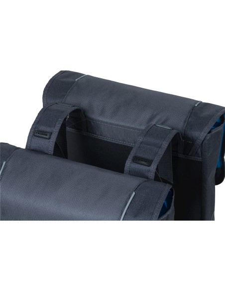 Basil fietstas dubbel Sport Design graphite 32L