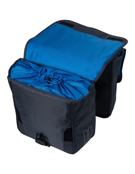 Basil fietstas dubbel Sport Design graphite 32L