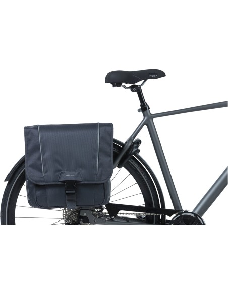 Basil fietstas dubbel Sport Design graphite 32L