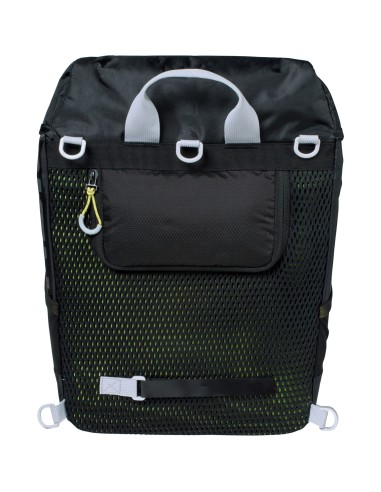 Basil rugtas Miles daypack black lime 17L