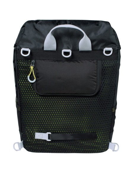 Basil rugtas Miles daypack black lime 17L