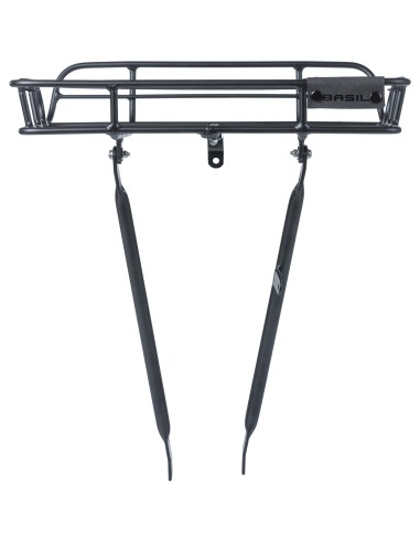 Basil voordrager Portland met rand mat zwart