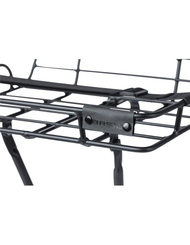 Basil voordrager Portland met rand mat zwart