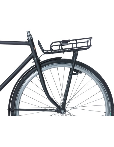 Basil voordrager Portland met rand mat zwart