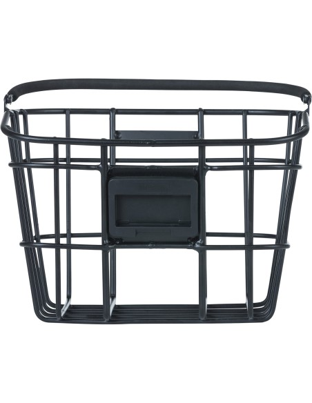 Basil mand Bremen alu KF 22L mat zwart 28x37x26cm