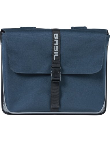 Basil fietstas dubbel Forte blue black 35L