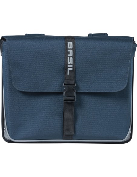 Basil fietstas dubbel Forte blue black 35L