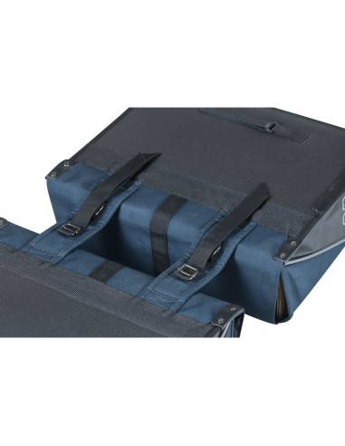 Basil fietstas dubbel Forte blue black 35L