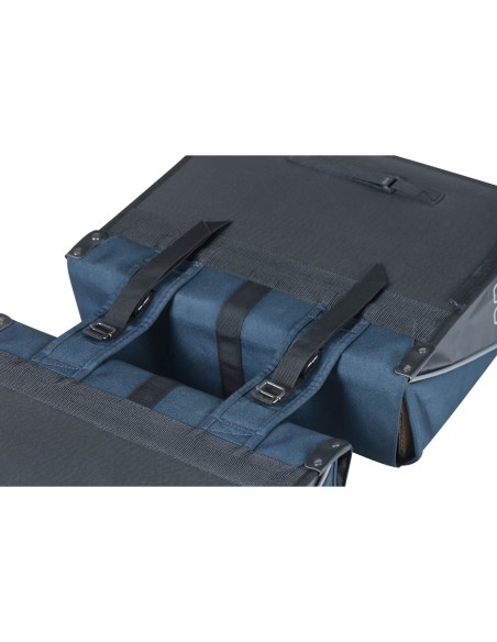Basil fietstas dubbel Forte blue black 35L