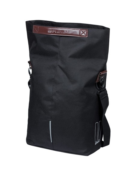 Basil shoppertas City zwart 14-16L