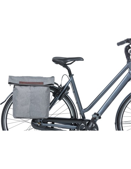 Basil shoppertas City grey melee 14-16L