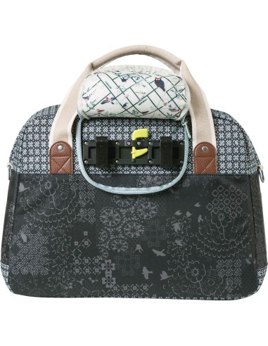 Basil schoudertas Boheme charcoal 18L