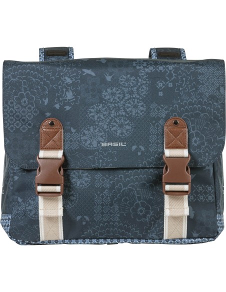 Basil fietstas dubbel Boheme indigo blue 35L