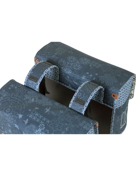 Basil fietstas dubbel Boheme indigo blue 35L
