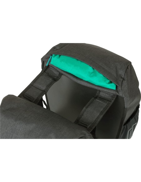 Basil fietstas dubbel Discovery zwart melee 18L