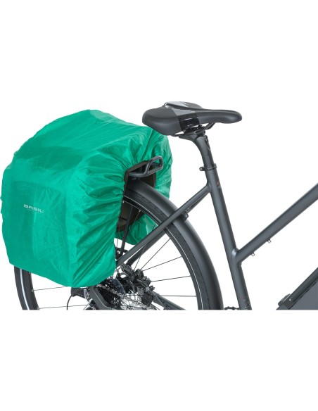 Basil fietstas dubbel Discovery 365D zwart melee 18L
