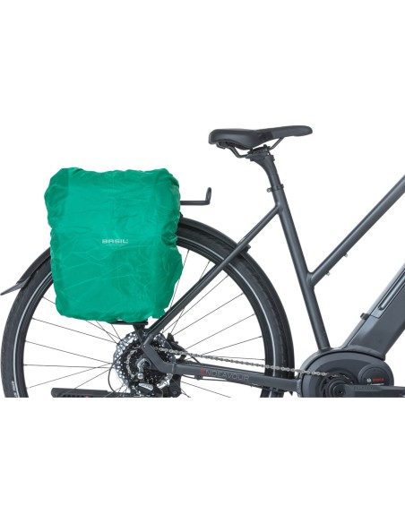 Basil fietstas enkel Discovery zwart melee 9L