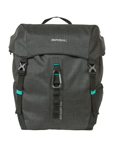 Basil fietstas enkel Discovery zwart melee 9L