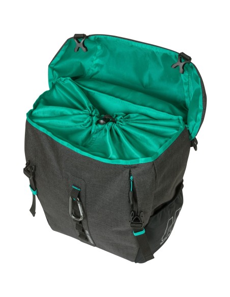 Basil fietstas enkel Discovery zwart melee 9L