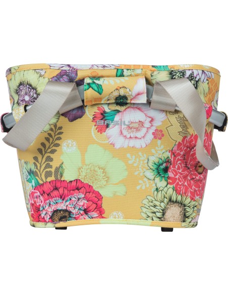 Basil mand front Bloom Field Carry All KF 15L yellow