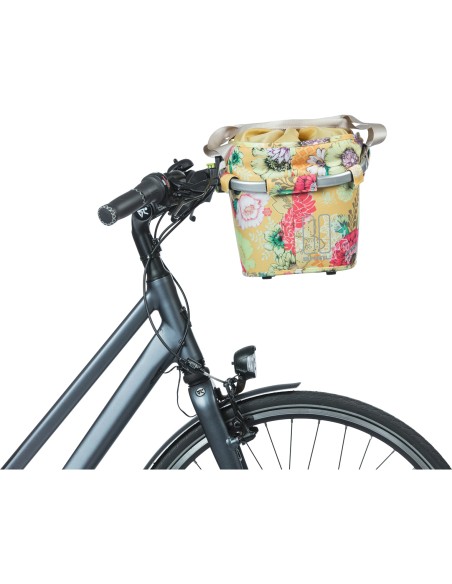 Basil mand front Bloom Field Carry All KF 15L yellow