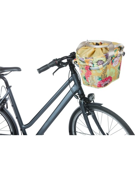 Basil mand front Bloom Field Carry All KF 15L yellow
