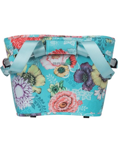 Basil mand front Bloom Field Carry All KF 15L blue