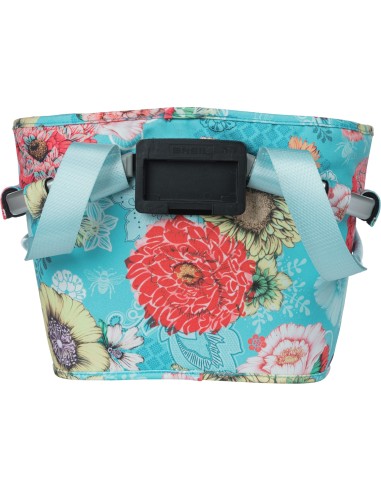 Basil mand front Bloom Field Carry All KF 15L blue