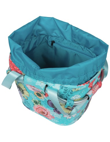 Basil mand front Bloom Field Carry All KF 15L blue