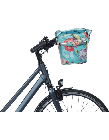 Basil mand front Bloom Field Carry All KF 15L blue