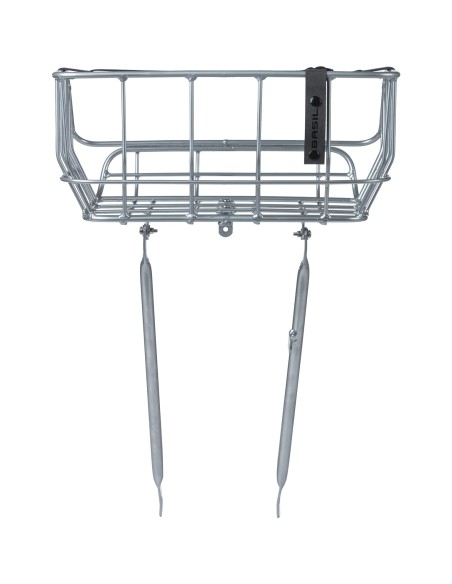 Basil mand Portland voorop 25L chroom 36x43x22cm