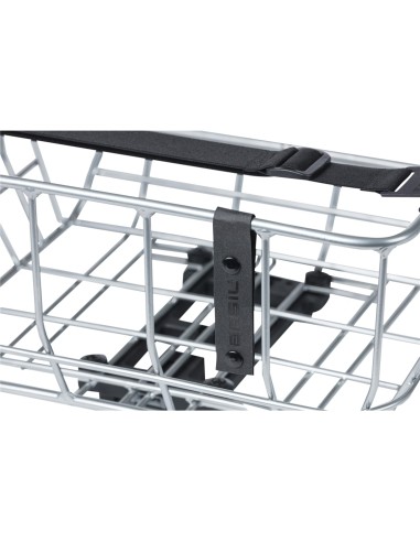 Basil mand Portland voorop 25L chroom 36x43x22cm