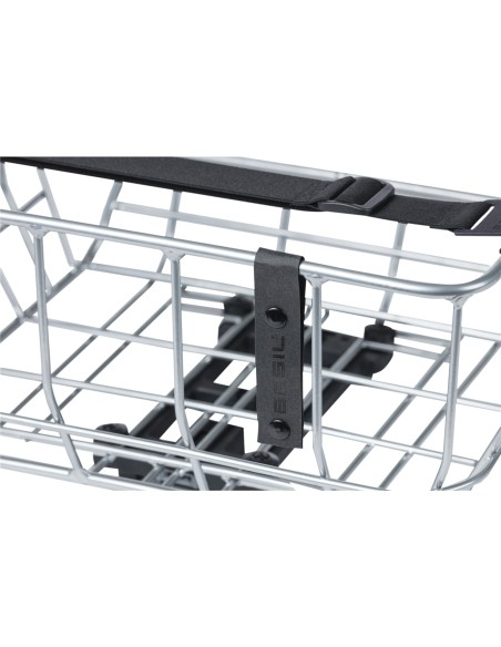 Basil mand Portland voorop 25L chroom 36x43x22cm