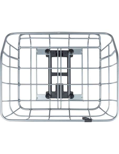 Basil mand Portland achterop MIK 25L chroom 36x43x22cm