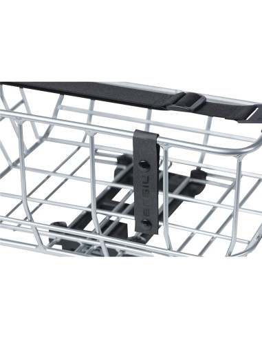 Basil mand Portland achterop MIK 25L chroom 36x43x22cm